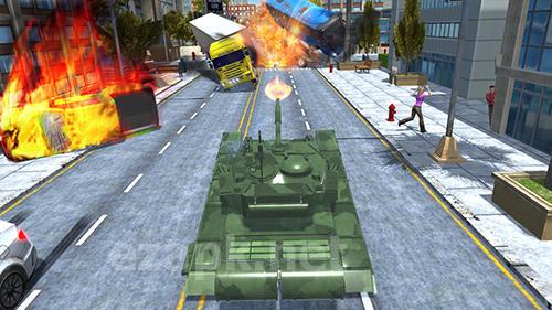Tank traffic racer