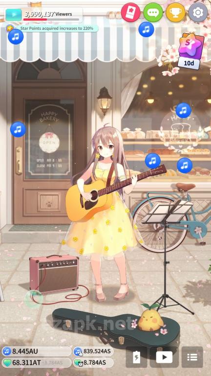 Guitar Girl : Relaxing Music Game