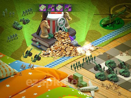 Army men strike
