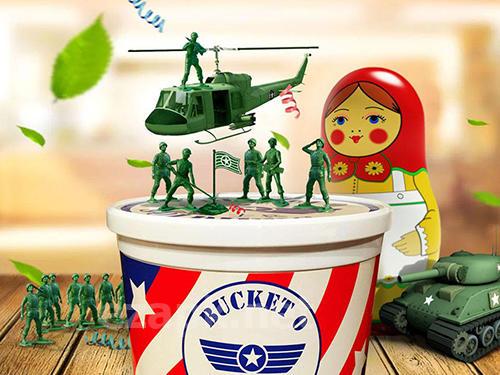 Army men strike