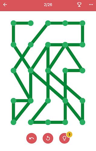 1 line: One line with one touch