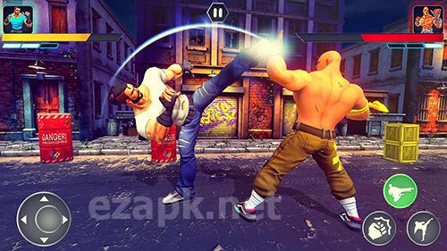 Real superhero kung fu fight champion