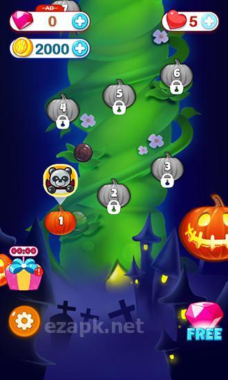 Candy bubble mania: Happy pumpkin bubble
