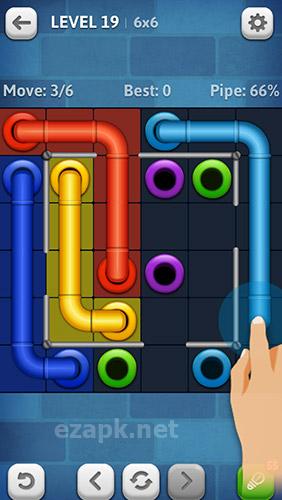 Line puzzle: Pipe art
