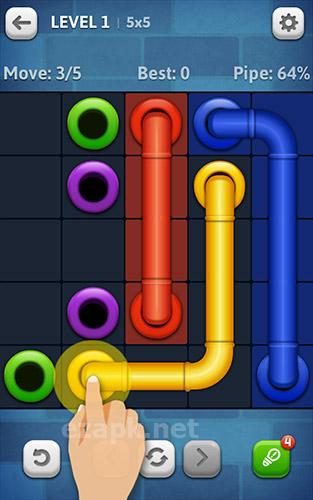 Line puzzle: Pipe art