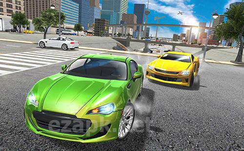 Car driving simulator drift