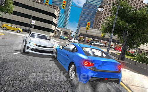 Car driving simulator drift