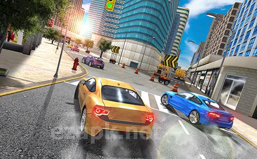 Car driving simulator drift